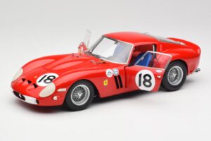 Ferrari 250 GTO #18 P. Rodriguez Daytona Continental 3 Hours Winner 1963 Kyosho 1:18 08438F Metall – Bild 2 von 8