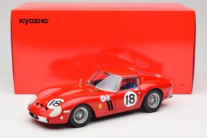 Ferrari 250 GTO #18 P. Rodriguez Daytona Continental 3 Hours Winner 1963 Kyosho 1:18 08438F Metall – Bild 8 von 8