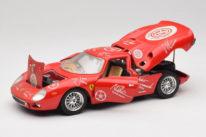 Ferrari 250 LM Rot Weiss Essen Autographs Limitierte Auflage Bburago 1:18 3033-P4 Metall – Bild 2 von 8