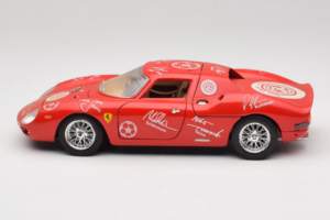 Ferrari 250 LM Rot Weiss Essen Autographs Limitierte Auflage Bburago 1:18 3033-P4 Metall – Bild 4 von 8