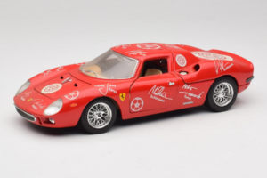 Ferrari 250 LM Rot Weiss Essen Autographs Limitierte Auflage Bburago 1:18 3033-P4 Metall