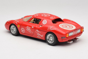 Ferrari 250 LM Rot Weiss Essen Autographs Limitierte Auflage Bburago 1:18 3033-P4 Metall – Bild 7 von 8