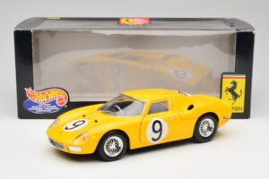 Ferrari 250 LM #21 M. Gregory / J. Rindt NART 24 Hours of Le Mans Winner 1965 Hot Wheels 1:18 25729 Metall – Bild 8 von 8