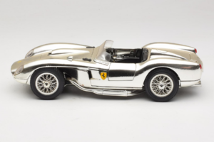 Ferrari 250 Testa Rossa Chrome Silber Bburago 1:18 3007-C1 Metall – Bild 4 von 8