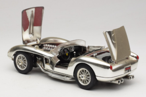 Ferrari 250 Testa Rossa Chrome Silber Bburago 1:18 3007-C1 Metall – Bild 5 von 8