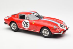 Ferrari 275 GTB Competizione #26 G. Biscaldi / A. de Bourbon Team Hugus 24 Hours of Le Mans 1966 CMC 1:18 M-199 Metall – Bild 4 von 6