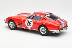 Ferrari 275 GTB Competizione #26 G. Biscaldi / A. de Bourbon Team Hugus 24 Hours of Le Mans 1966 CMC 1:18 M-199 Metall – Bild 5 von 6