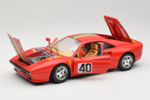 Ferrari 288 GTO #40 Rot Italienische Flagge 1984 Bburago 1:18 3027-P1 Metall – Bild 2 von 8