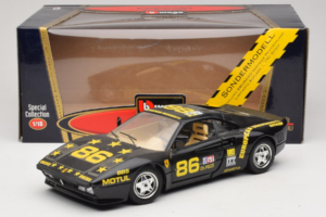 Ferrari 288 GTO #86 Schwarz Limitierte Auflage 1984 Bburago 1:18 3027-B1 Metall – Bild 8 von 8