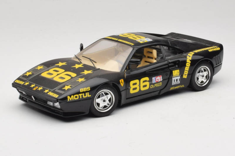 Ferrari 288 GTO #86 Schwarz Limitierte Auflage 1984 Bburago 1:18 3027-B1 Metall