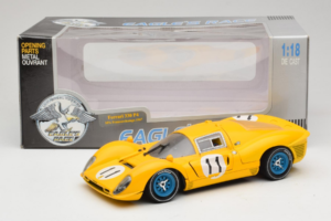 Ferrari 330 P4 #11 Gelb Spa-Francorchamps 1967 Eagles Race 1:18 38007-Y1 Metall – Bild 8 von 8
