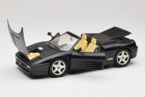 Ferrari 348 Spider Schwarz Mit Silbernen Felgen Mira 1:18 6918 Metall – Bild 2 von 8
