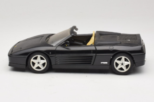 Ferrari 348 Spider Schwarz Mit Silbernen Felgen Mira 1:18 6918 Metall – Bild 4 von 8