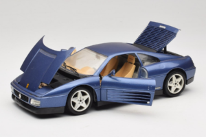 Ferrari 348tb Dunkelblau Metallic Bburago 1:18 3039-B1 Metall – Bild 2 von 8
