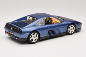 Ferrari 348tb Dunkelblau Metallic Bburago 1:18 3039-B1 Metall – Bild 3 von 8
