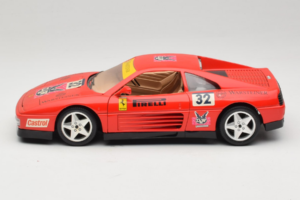 Ferrari 348 TB #32 Pirelli Rot 1989 Bburago 1:18 3039-P1 Metall – Bild 4 von 8