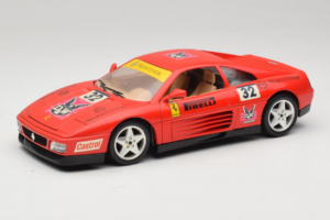 Ferrari 348 TB #32 Pirelli Rot 1989 Bburago 1:18 3039-P1 Metall