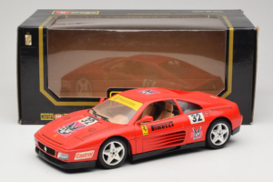Ferrari 348 TB #32 Pirelli Rot 1989 Bburago 1:18 3039-P1 Metall – Bild 8 von 8