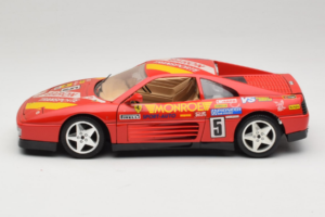 Ferrari 348 TB #5 Monroe Rot 1989 Bburago 1:18 3039-M1 Metall – Bild 4 von 8
