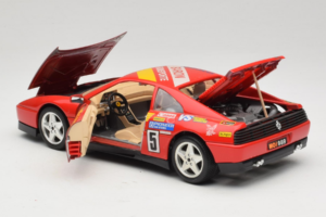 Ferrari 348 TB #5 Monroe Rot 1989 Bburago 1:18 3039-M1 Metall – Bild 5 von 8