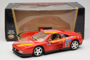 Ferrari 348 TB #5 Monroe Rot 1989 Bburago 1:18 3039-M1 Metall – Bild 8 von 8