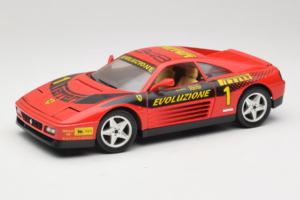 Ferrari 348 ts Evoluzione #1 Rot Mira 1:18 6112 Metall