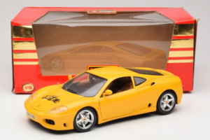Ferrari 360 Modena 25 Jahre FMC Gelb Bburago 1:18 3358-Y1 Metall – Bild 8 von 8