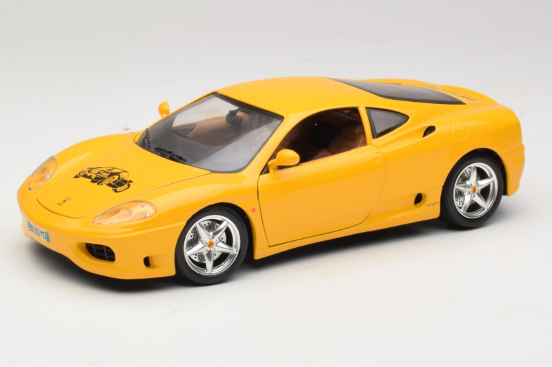 Ferrari 360 Modena 25 Jahre FMC Gelb Bburago 1:18 3358-Y1 Metall