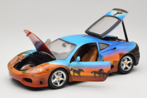 Ferrari 360 Modena Bracio Gotz Running Horses Livery Bburago 1:18 3358-B1 Metall – Bild 2 von 8