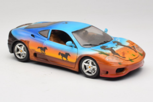 Ferrari 360 Modena Bracio Gotz Running Horses Livery Bburago 1:18 3358-B1 Metall – Bild 6 von 8