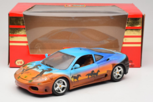 Ferrari 360 Modena Bracio Gotz Running Horses Livery Bburago 1:18 3358-B1 Metall – Bild 8 von 8
