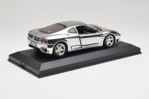 Ferrari 360 Modena Chrome Silver Limitierte Auflage Exclusive Cars 1:18 EC004 Metall – Bild 4 von 9