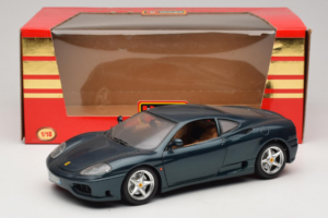 Ferrari 360 Modena Dunkelgrün Metallic Bburago 1:18 3358-G2 Metall – Bild 7 von 7