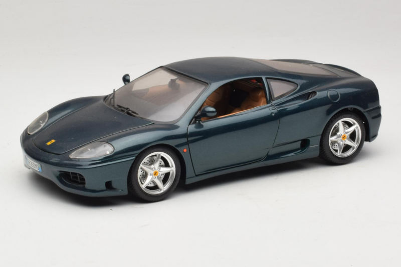 Ferrari 360 Modena Dunkelgrün Metallic Bburago 1:18 3358-G2 Metall