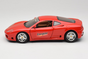 Ferrari 360 Modena Energizer Rot Bburago 1:18 3358-P3 Metall – Bild 4 von 8