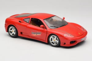 Ferrari 360 Modena Energizer Rot Bburago 1:18 3358-P3 Metall – Bild 6 von 8