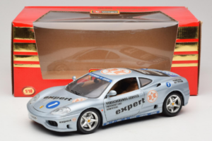 Ferrari 360 Modena Expert #1 Silber Bburago 1:18 3348-S1 Metall – Bild 8 von 8