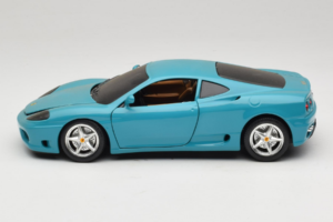 Ferrari 360 Modena Migros Limitierte Auflage 333 Stück Blau Bburago 1:18 3358-G1 Metall – Bild 4 von 8
