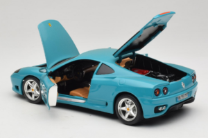Ferrari 360 Modena Migros Limitierte Auflage 333 Stück Blau Bburago 1:18 3358-G1 Metall – Bild 5 von 8