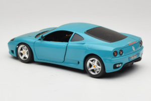 Ferrari 360 Modena Migros Limitierte Auflage 333 Stück Blau Bburago 1:18 3358-G1 Metall – Bild 7 von 8