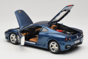 Ferrari 360 Modena #15 Limitierte Auflage Blau Metallic Bburago 1:18 3358-F1 Metall – Bild 5 von 8