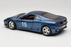 Ferrari 360 Modena #15 Limitierte Auflage Blau Metallic Bburago 1:18 3358-F1 Metall – Bild 7 von 8