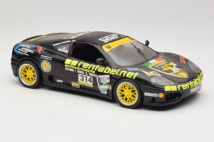 Ferrari 360 Modena Rentabel #314 Gagliardi Schwarz Bburago 1:18 3378-B1 Metall – Bild 6 von 8