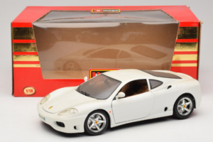 Ferrari 360 Modena Weiss Bburago 1:18 3368-W1 Metall – Bild 8 von 8