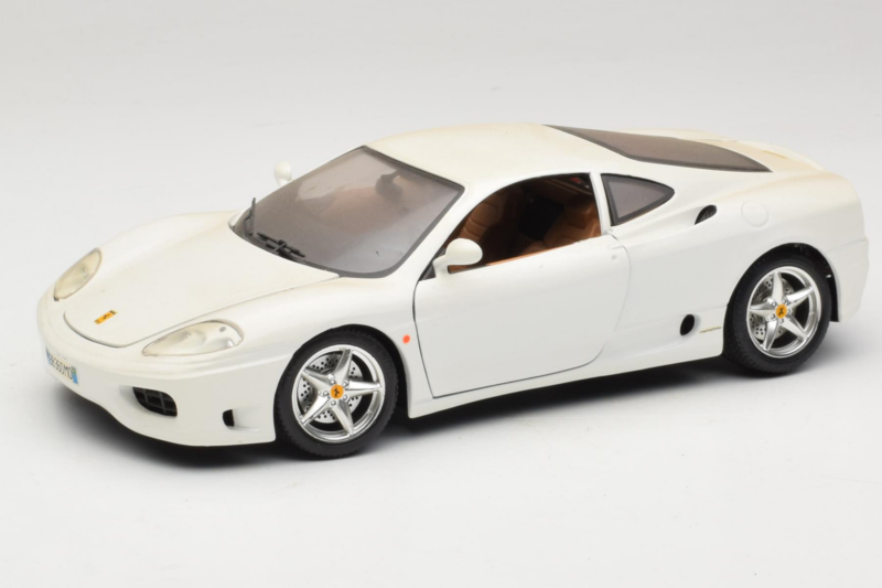 Ferrari 360 Modena Weiss Bburago 1:18 3368-W1 Metall