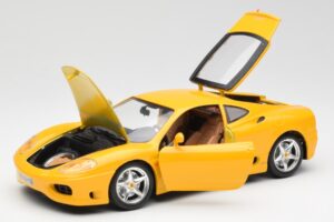 Ferrari 360 Modena Gelb Bburago 1:18 3368 Metall – Bild 2 von 8