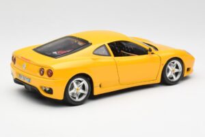 Ferrari 360 Modena Gelb Bburago 1:18 3368 Metall – Bild 3 von 8