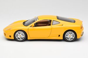 Ferrari 360 Modena Gelb Bburago 1:18 3368 Metall – Bild 4 von 8