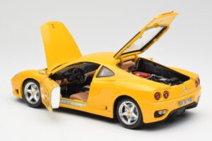 Ferrari 360 Modena Gelb Bburago 1:18 3368 Metall – Bild 5 von 8
