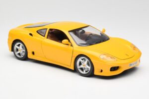 Ferrari 360 Modena Gelb Bburago 1:18 3368 Metall – Bild 6 von 8